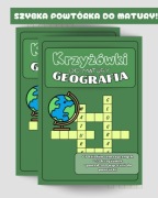 Krzyżówki do matury z geografii rozszerzonej - 2 sztuki