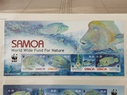 Samoa 2006  Mi 1034-7  -  ryby WWF   piękny pasek  idealna pozyzja 