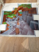 Naklejka na ścianę Maincraft 55x55 cm uszkodzona 