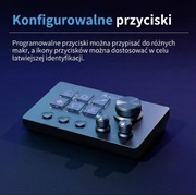 AJAZZ AKP03E – programowalna klawiatura makro RGB | pokrętła | OBS / Gaming