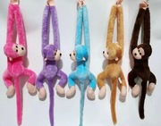 Maskotka kolorowa wisząca małpka dla dzieci 60cm