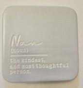 Podkładka ceramiczna coaster Babcia prezent baby blue prezent