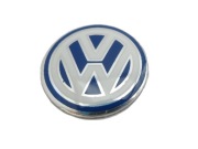 Naklejka Znaczek VW VOLKSWAGEN czarny Emblemat Kluczyk Pilot logo 14mm
