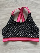 Sport bra/ tank top black and pink 134 cm