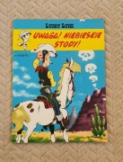 Komiks Lucky Luke "Uwaga! Niebieskie stopy!" album nr 10
