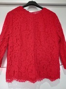 Bluzka koronkowa czerwona 