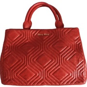 Torebka skórzana Miu Miu