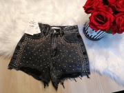 Szorty damskie z ćwiekami WYSOKI STAN