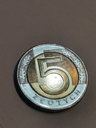 Moneta 5 złotych 2025, stan 1 destrukt menniczy, dziurki i wylewki (9)