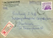 Radzyń Podl. - Koperty listów poleconych 1966-75