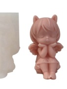 DZIEWCZYNKA ELF forma silikonowa 9*7.5 do Wosku Świec Mydła Gipsu 