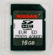 Aktualizacja map Nissan Leaf EU