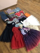 Ciuchy dla dziewczynki 110/116 56 szt.