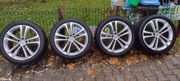 4 koła audi 5x112 57.1,opony zimowe 245.40.18 goodride,okazja