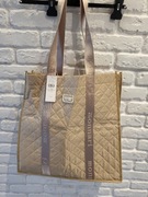 Bezowa zakupową shopperka 