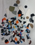 Lego Mieszane miks mix płytki plate skrzydła skosy łamane +0,3kg 