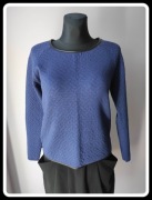 Camaieu kobaltowa bluzka sweter 38 M