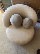 Poduszka ozdobna kulka okrągła piłka ball kula tkania boucle fi.25 kolor 5