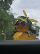 Gumowa Kaczka do Samochodu Rower