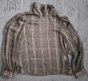 Stonowana bluzka brązowa Zara M