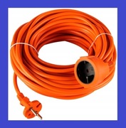 PRZEDŁUŻACZ OGRODOWY BUDOWLANY GRUBY 2x1,5mm 50m
