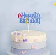 Topper piker na tort urodzinowy żegluga jacht 