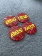 Nowe naklejki emblematy BBS 70mm na dekielki dekle akryl