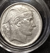 Belgia 20 franków 1950 - srebro