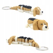 Breloczek 3D w kształcie pieska – Basset 