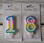 Nowe świeczki urodzinowe 18 Sparklez