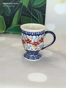 Kubek ceramiczny Bolesławiec cappuccino  ceramika Bolesławiec