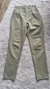 Oliwkowe spodnie damskie Eva Minge rozm.34/XS