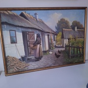 Obraz olejny malowany na płótnie