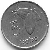 Nigeria 5 kobo 1974