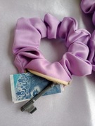 Scrunchie  gumka z zamkiem 