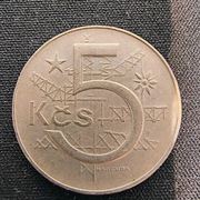 5 koron Czechosłowacja 1983