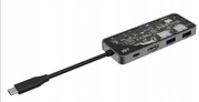 Adapter wieloportowy ISY IAD-1028-2 USB-C 4-in-1 2x USB 3.1 typu A, 1x C, H
