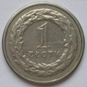 Polska 1 złoty 1990 - B08  -    Ys