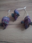 Zabawka dla kota zestaw trzech myszek 