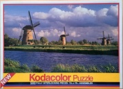 Puzzle Kodacolor 500 elementów Wiatraki w Kinderdijk