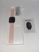 Nowy smartwatch IDW19 damski różowy pasek