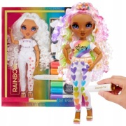 Rainbow high Color Create lalka fioletowe oczy, Nowa 