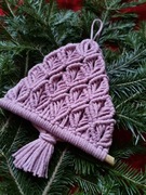 Makrama choinka listki