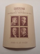 Blok czysty z pełnym klejem i śladami po podlepkach