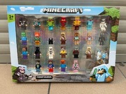 Duzy zestaw figurki minecraft dla chłopca 