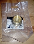 Metalowa zaślepka rur, korek, złączka mosiężna 3/4”