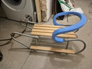 Sanki metalowo-drewniane