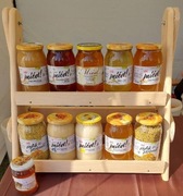 Ekspozytor, stojak , regał do eksponowania słoików