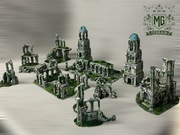 Zestaw ruin makieta teren do gry lotrsbg mesbg warhammer 40k AoS saga legio