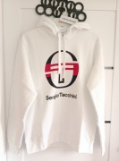 Bluza z kapturem biała Sergio Tacchini 